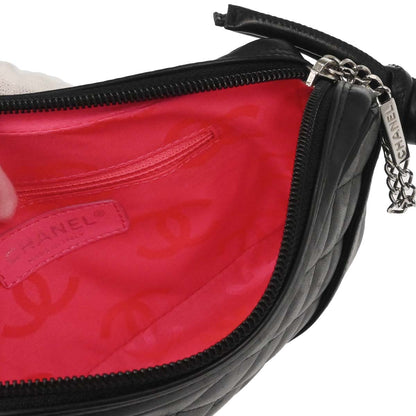 Chanel 2005-2006 Black Calfskin Cambon Ligne Handbag