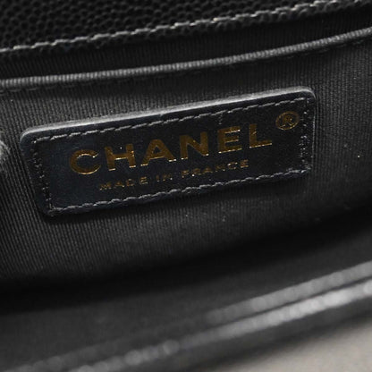Boy Chanel Black Caviar Small Chain Shoulder Bag