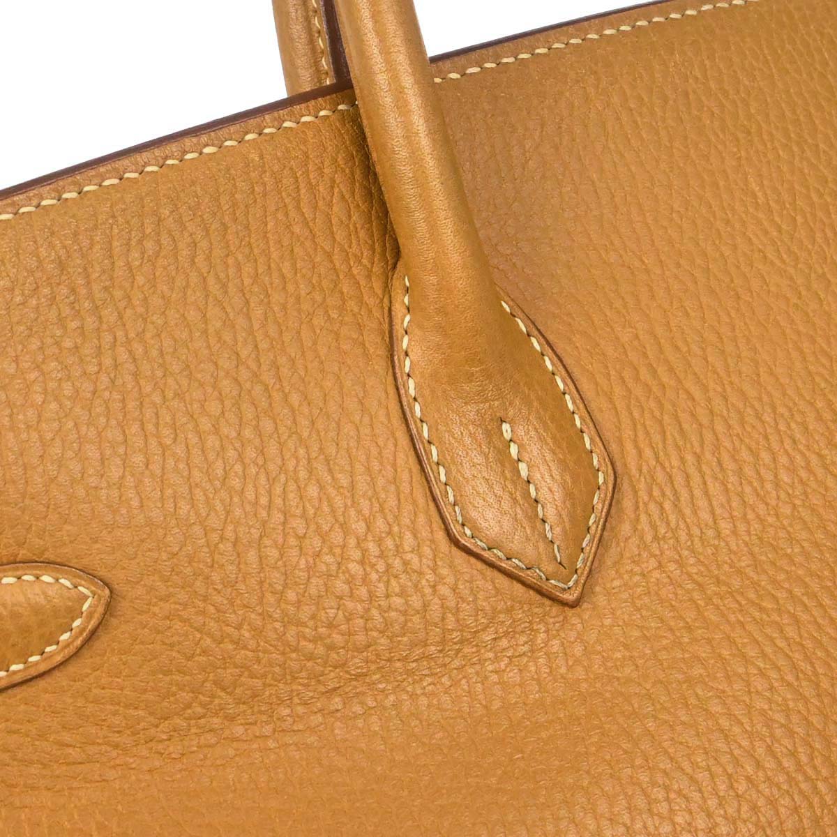 Hermes Natural Ardennes Birkin 40 Handbag