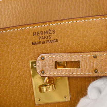 Hermes Natural Ardennes Birkin 40 Handbag