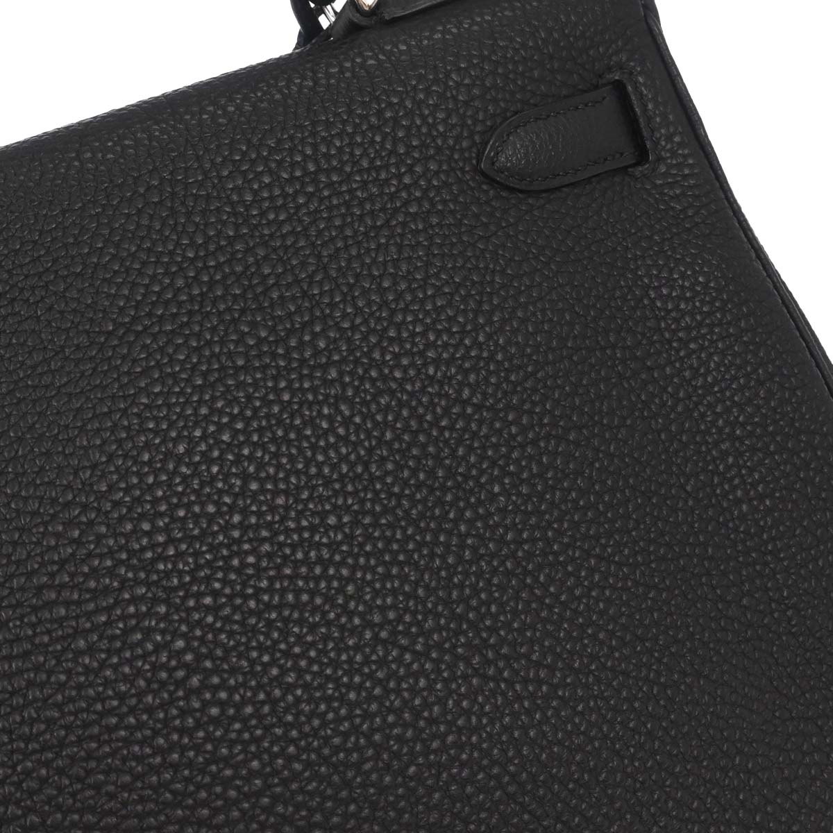 Hermes Black Togo Kelly 32 Retourne 2way Shoulder Handbag