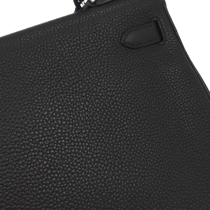 Hermes Black Togo Kelly 32 Retourne 2way Shoulder Handbag