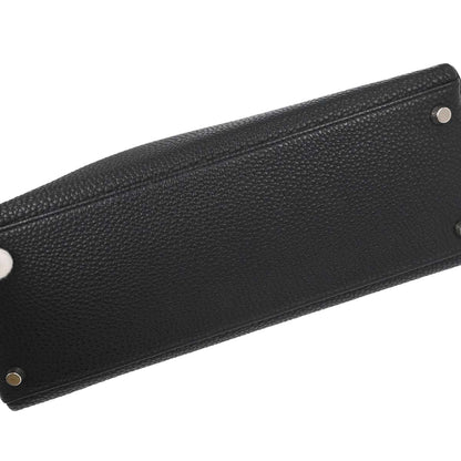 Hermes Black Togo Kelly 32 Retourne 2way Shoulder Handbag