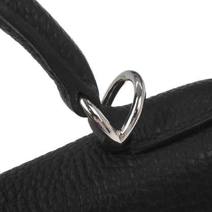 Hermes Black Togo Kelly 32 Retourne 2way Shoulder Handbag