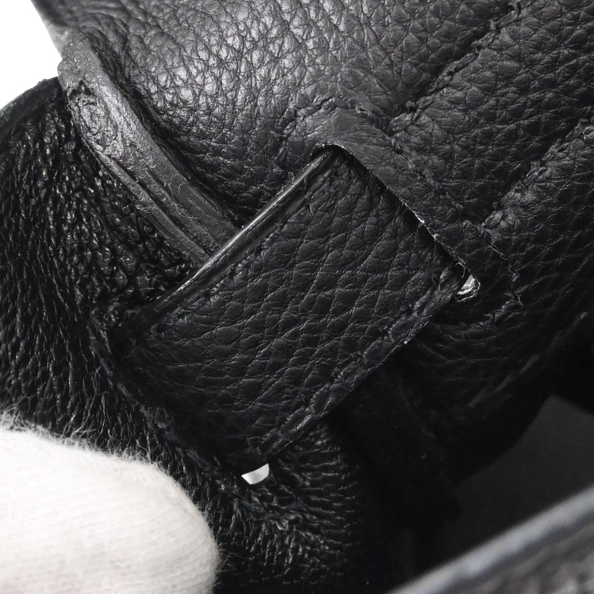 Hermes Black Togo Kelly 32 Retourne 2way Shoulder Handbag