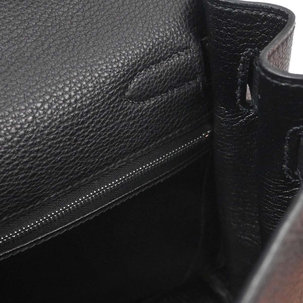 Hermes Black Togo Kelly 32 Retourne 2way Shoulder Handbag