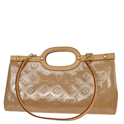 Louis Vuitton Beige Vernis Roxbury Drive 2way Shoulder Tote Handbag M91372