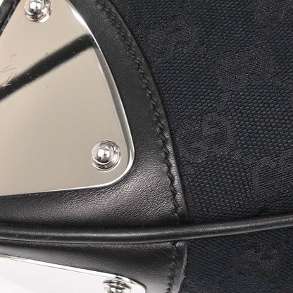 Gucci Black GG Canvas and Leather Medium Babouska Indy Hobo