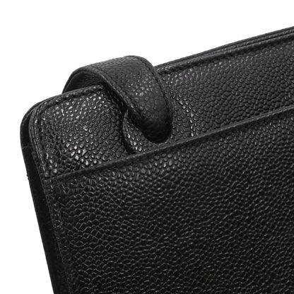 Chanel Black Caviar Skin Shoulder Tote Bag