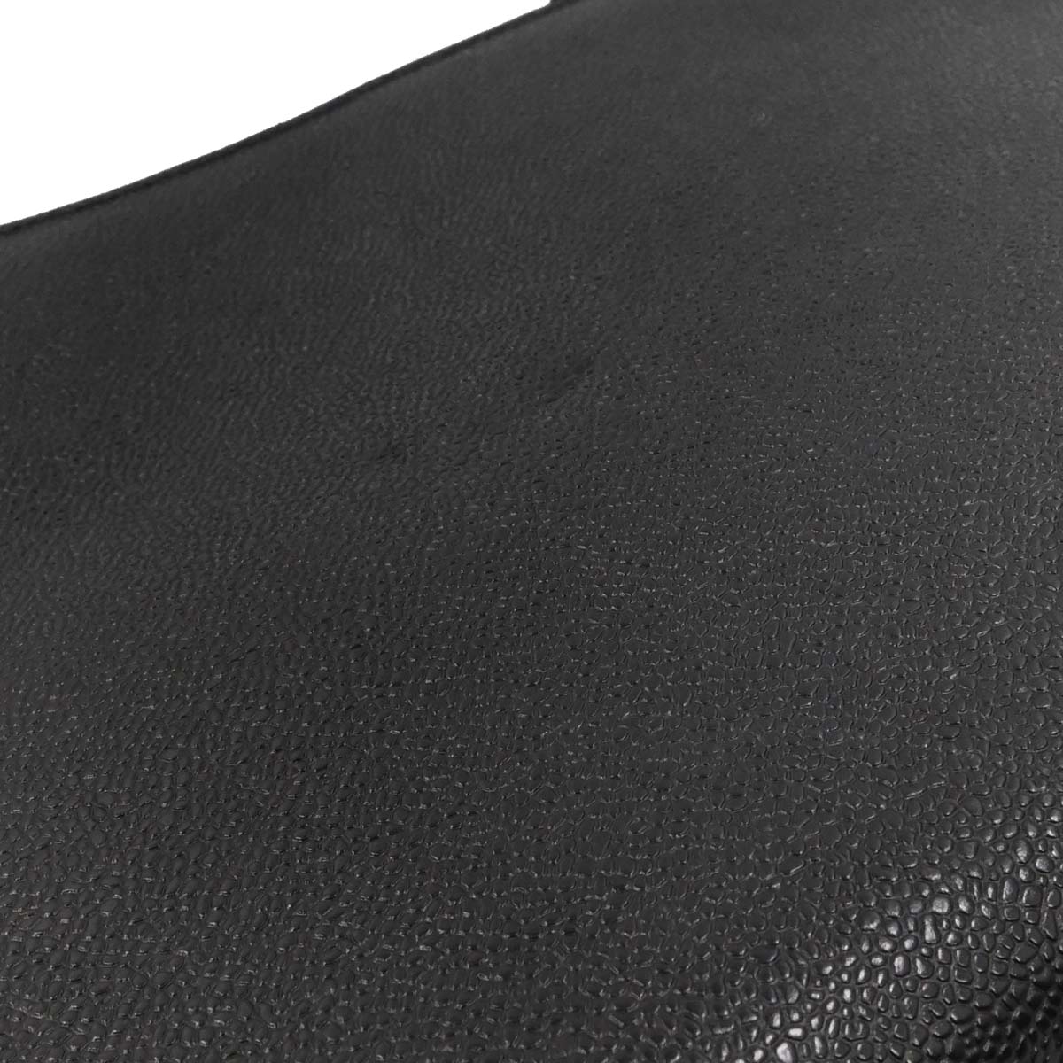 Chanel Black Caviar Skin Shoulder Tote Bag