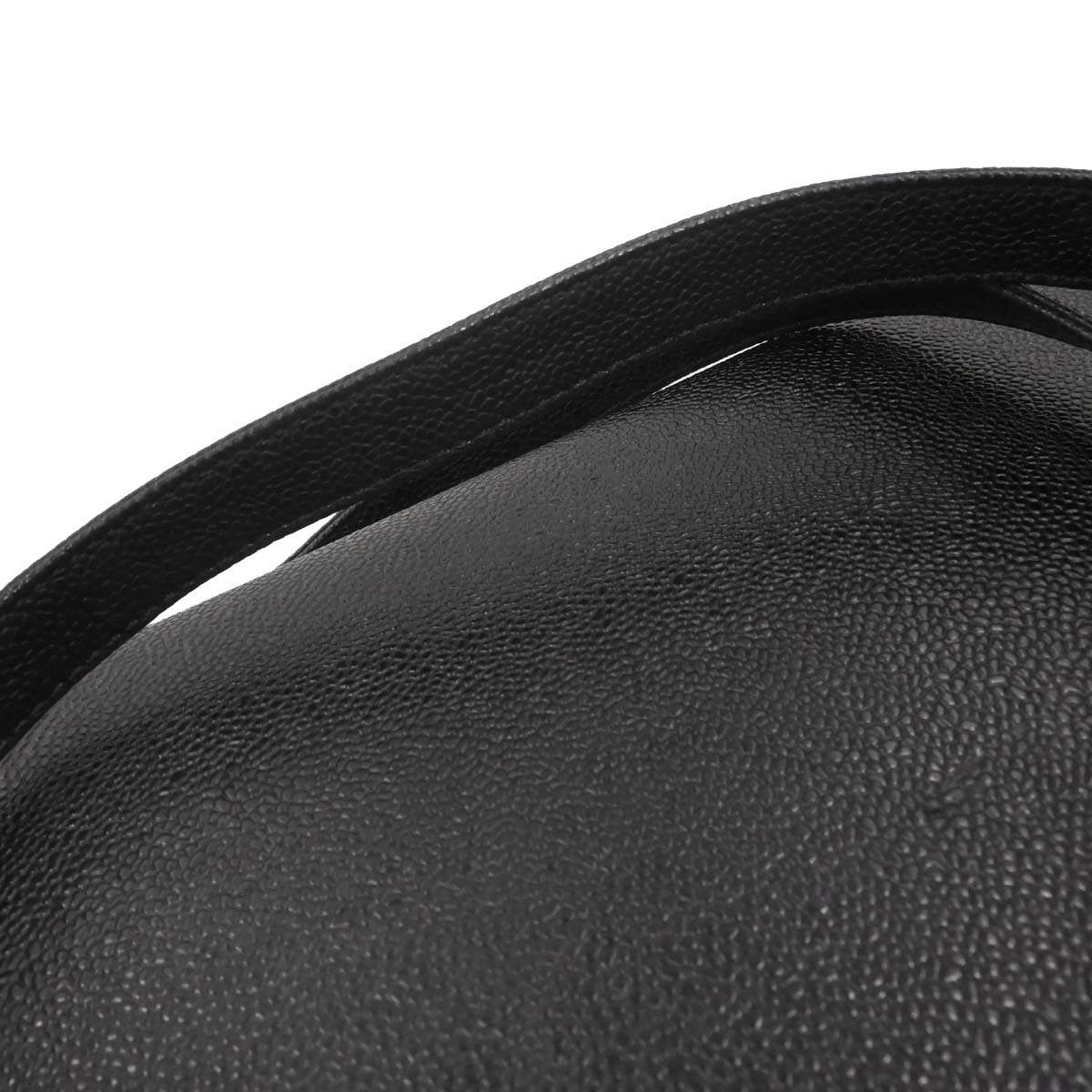 Chanel Black Caviar Skin Shoulder Tote Bag