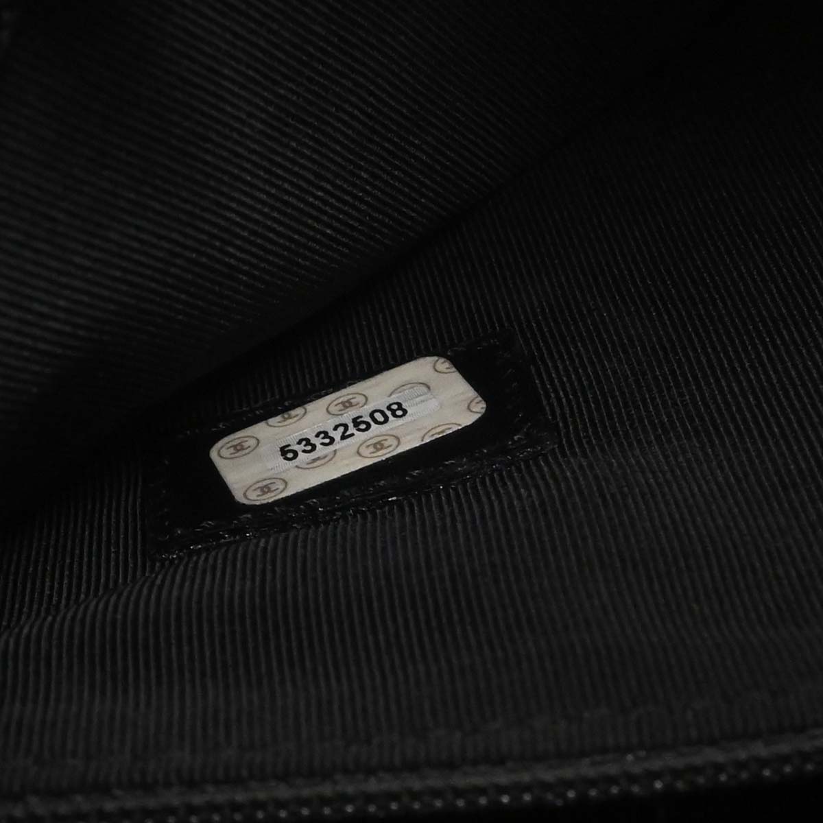 Chanel Black Caviar Skin Shoulder Tote Bag