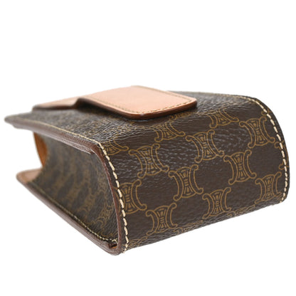 Celine Brown PVC Macadam Pouch Case