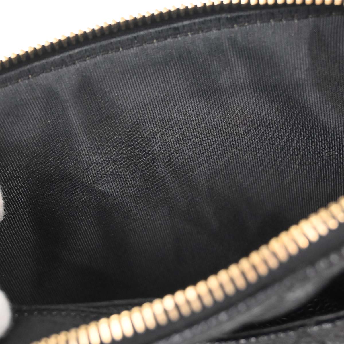 Chanel 2002-2003 Black Caviar Skin Chain Handbag
