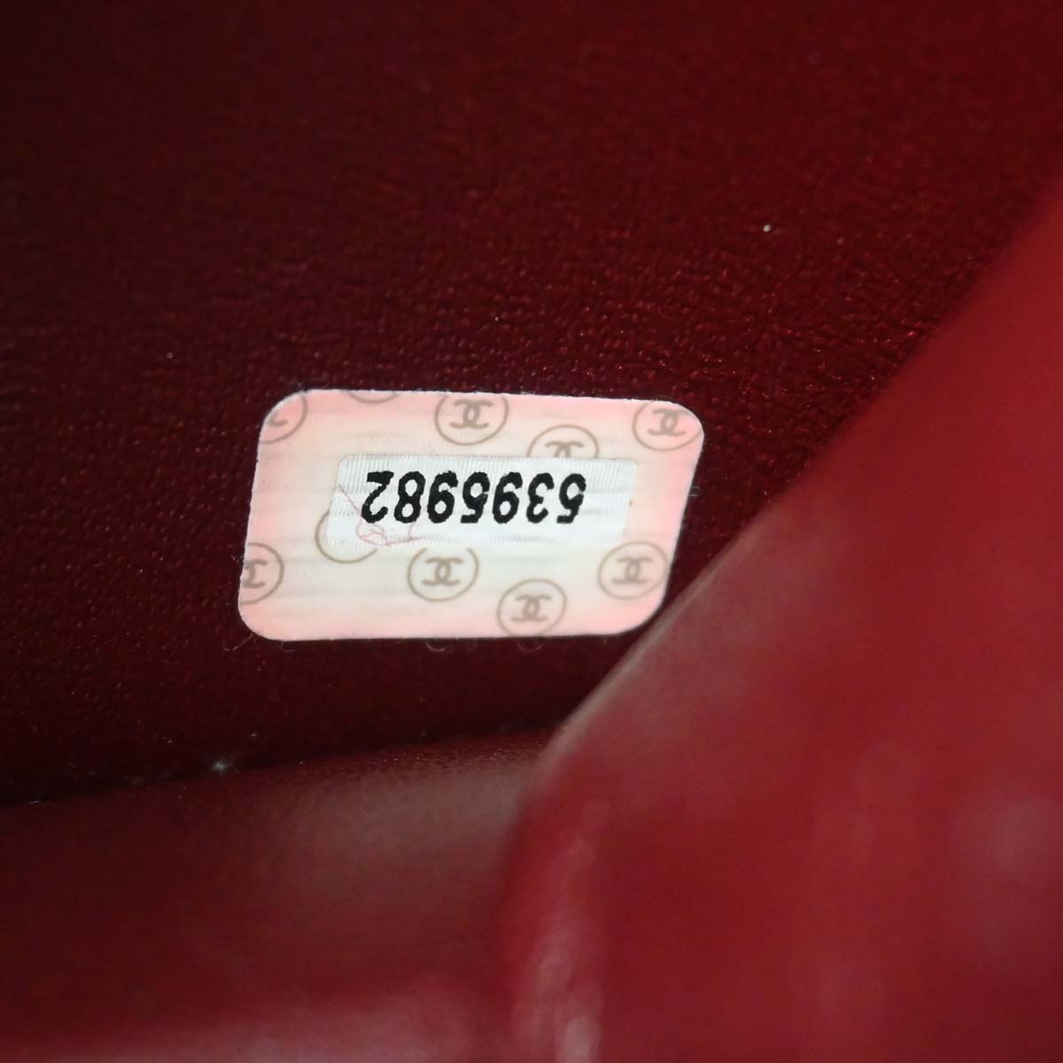 Chanel Black Lambskin Pushlock Medium Half Flap Shoulder Bag