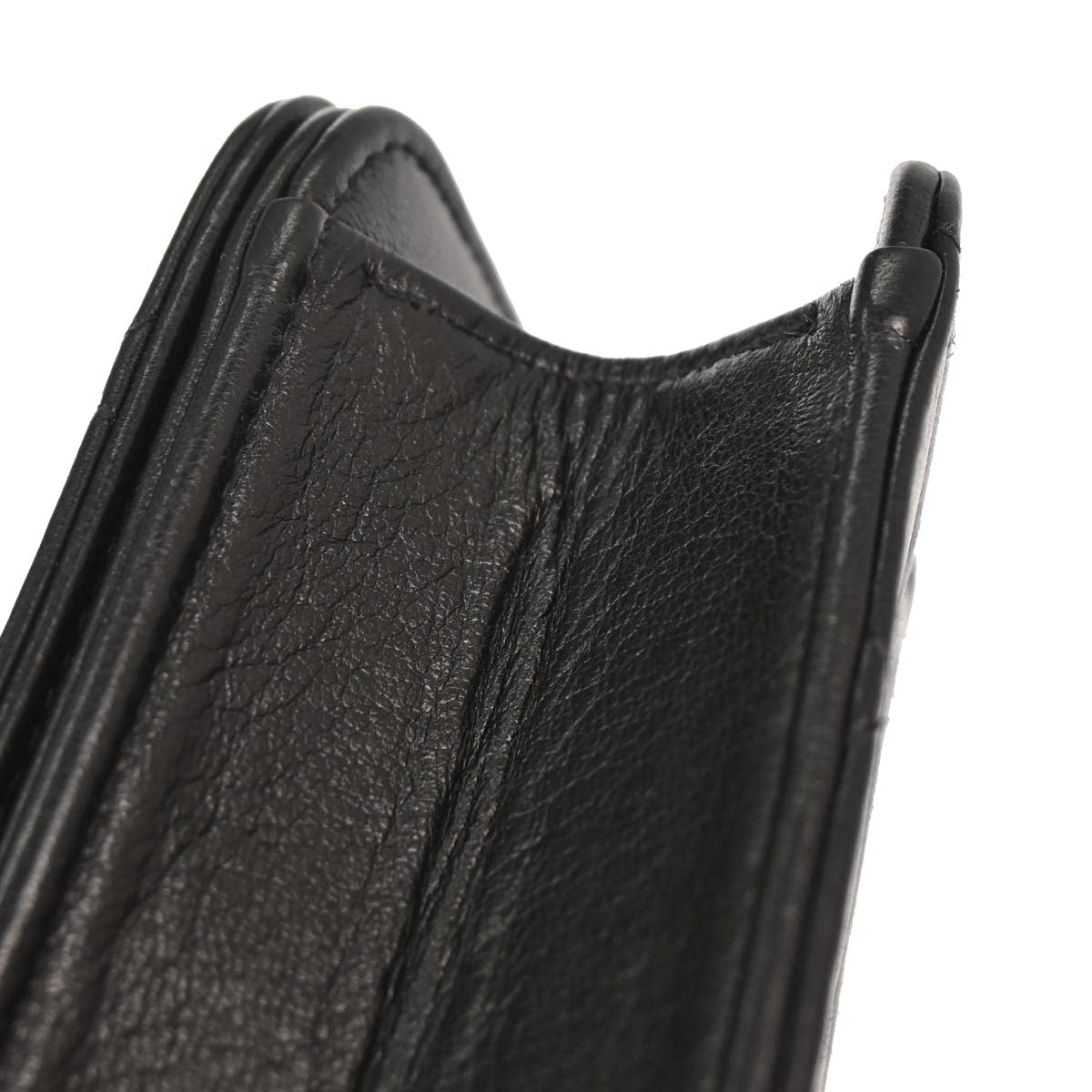 Chanel Black Lambskin Pushlock Mini Full Flap Shoulder Bag