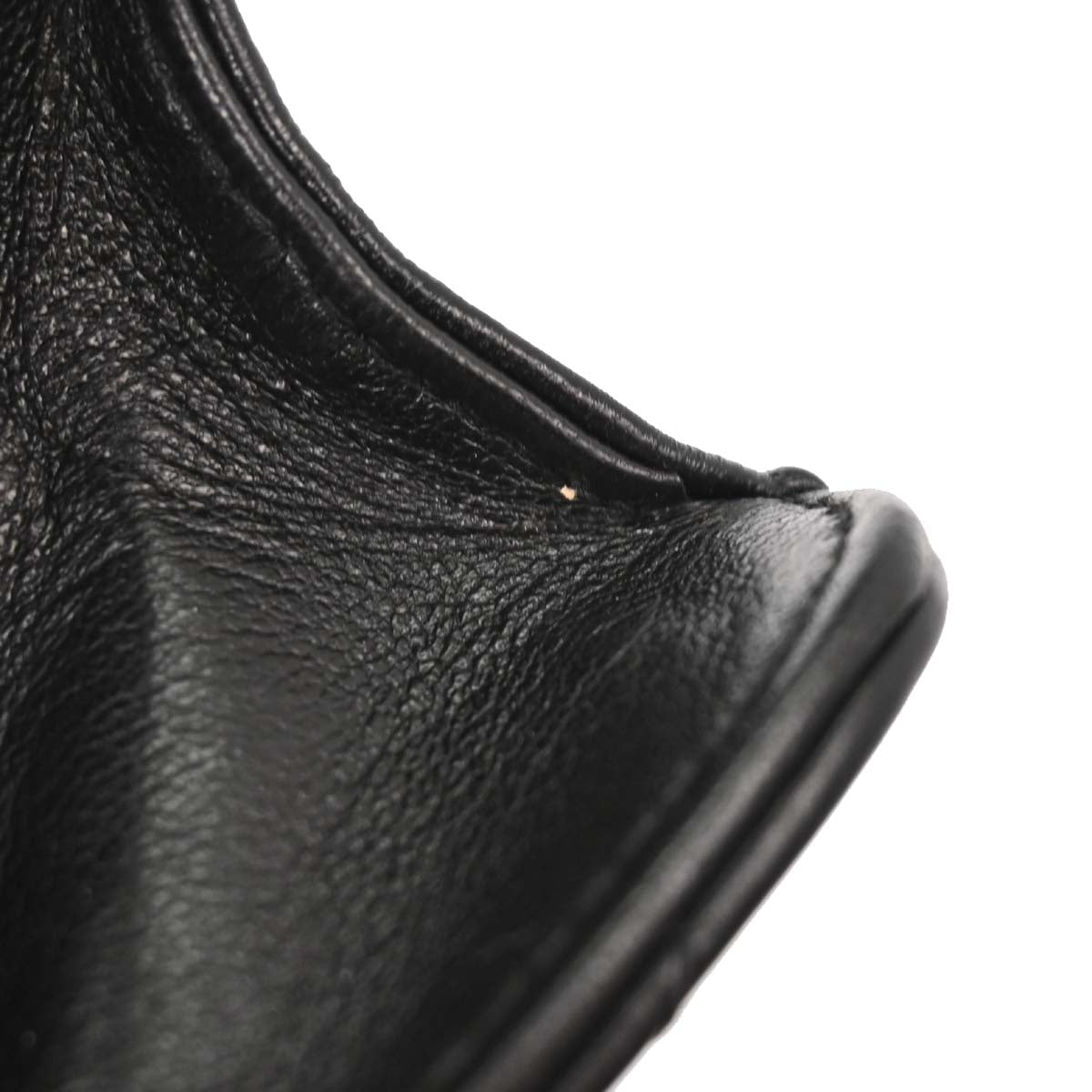 Chanel Black Lambskin Pushlock Mini Full Flap Shoulder Bag