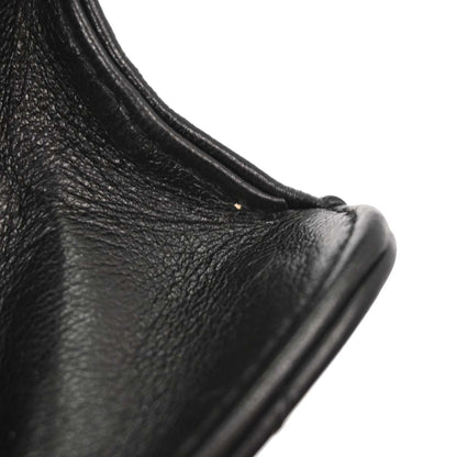 Chanel Black Lambskin Pushlock Mini Full Flap Shoulder Bag