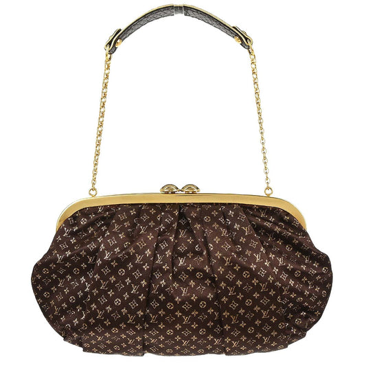 Louis Vuitton * Monogram Satin Python Omoniere Handbag M92061