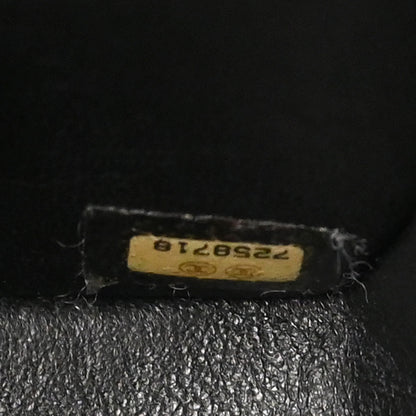 Chanel Black Caviar Skin Jumbo Classic Flap Shoulder Bag