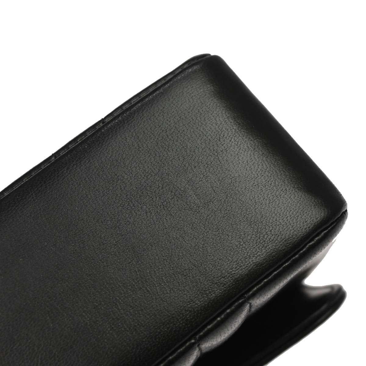 Chanel Black Lambskin Mademoiselle Single Flap Shoulder Bag