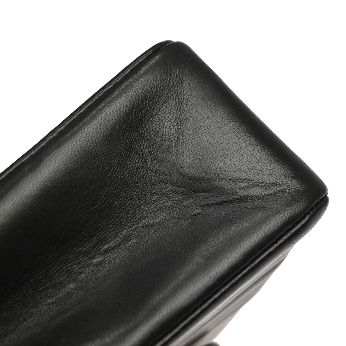 Chanel Black Lambskin Mademoiselle Single Flap Shoulder Bag