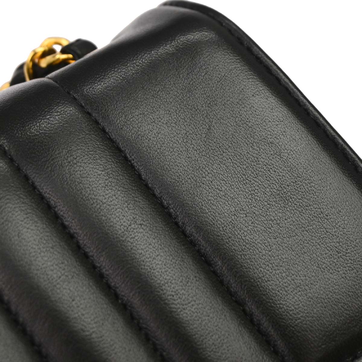 Chanel Black Lambskin Mademoiselle Single Flap Shoulder Bag