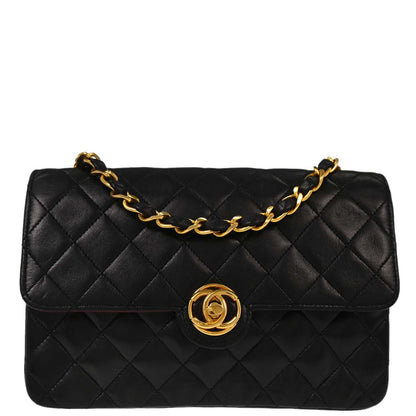 Chanel Black Lambskin Shoulder Bag