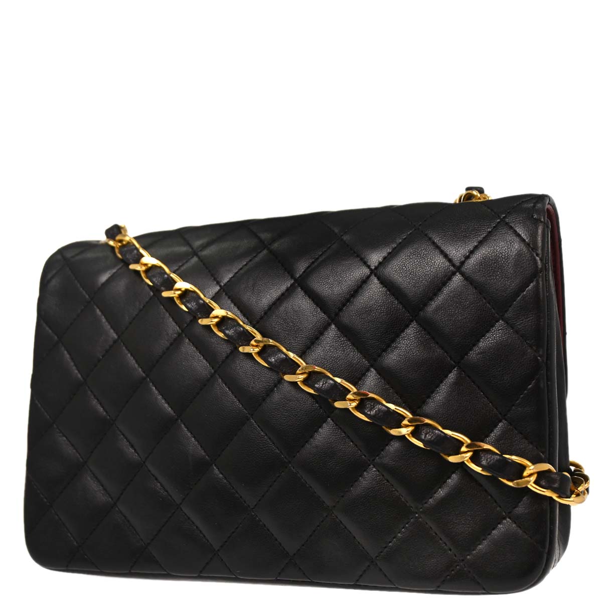 Chanel Black Lambskin Shoulder Bag