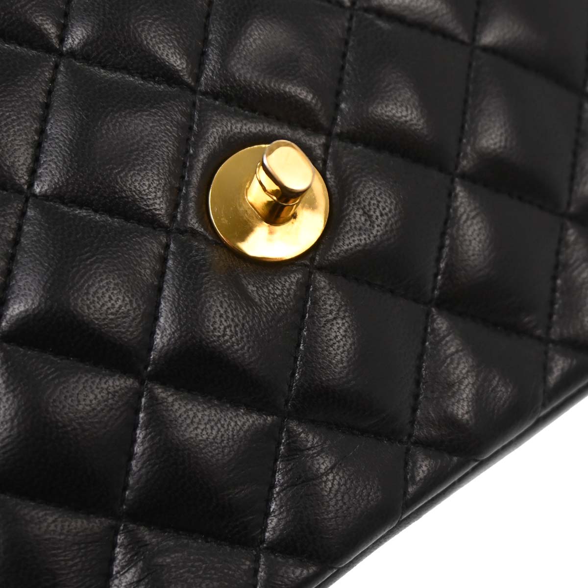 Chanel Black Lambskin Shoulder Bag
