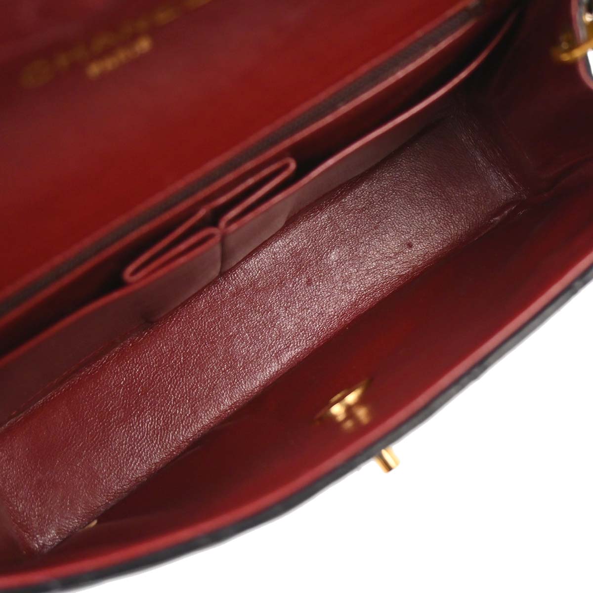 Chanel Black Lambskin Shoulder Bag