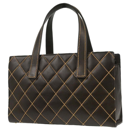 Chanel 2005-2006 Brown Calfskin Wild Stitch Handbag