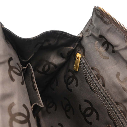 Chanel 2005-2006 Brown Calfskin Wild Stitch Handbag