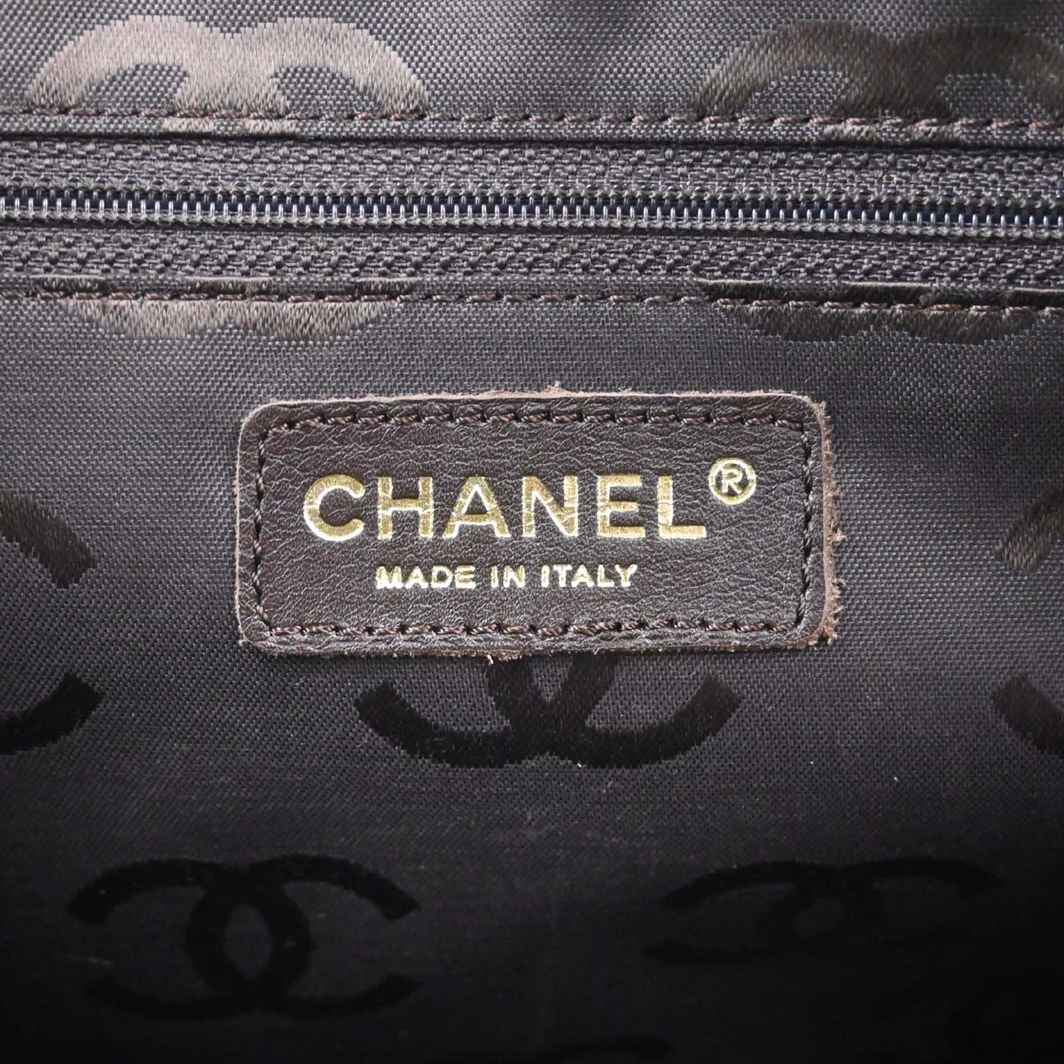 Chanel 2005-2006 Brown Calfskin Wild Stitch Handbag