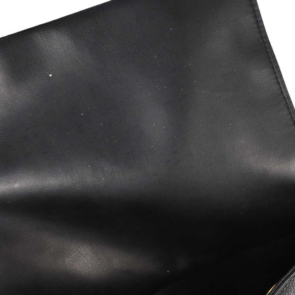 Chanel Black Caviar Skin Triple CC Shoulder Tote Bag