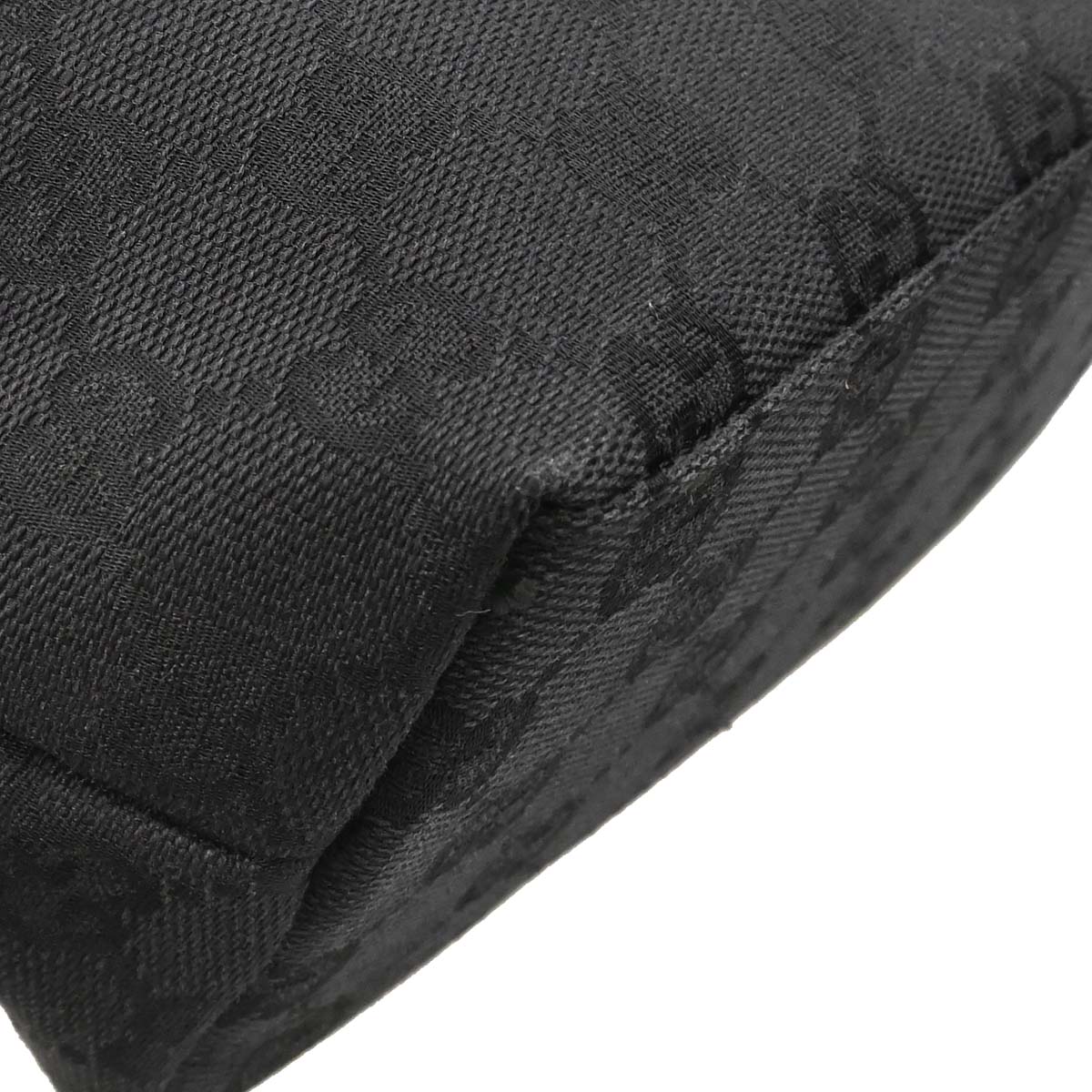 Gucci Black Canvas GG Tote Handbag