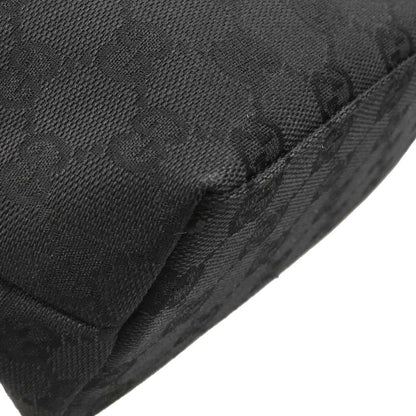 Gucci Black Canvas GG Tote Handbag