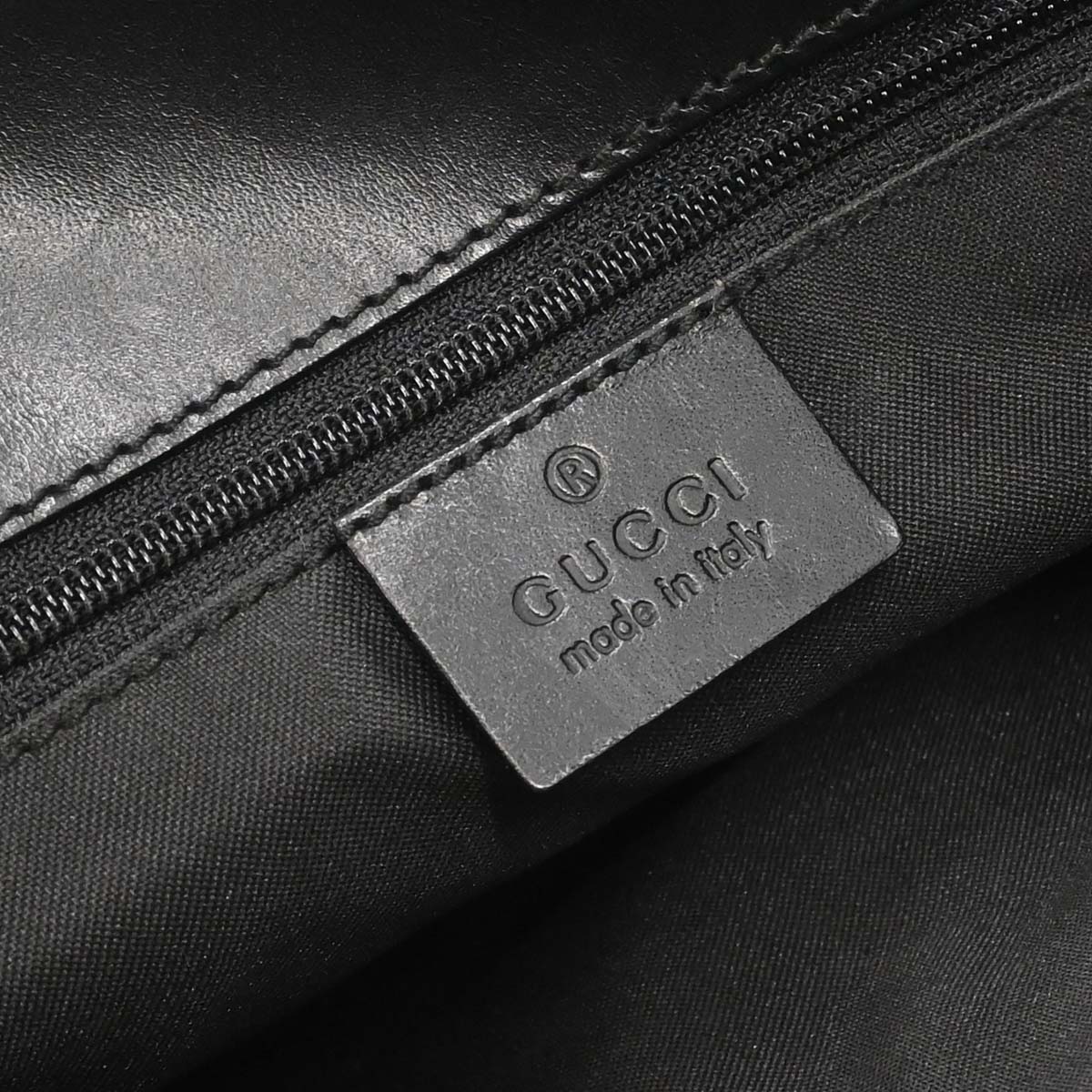 Gucci Black Canvas GG Tote Handbag