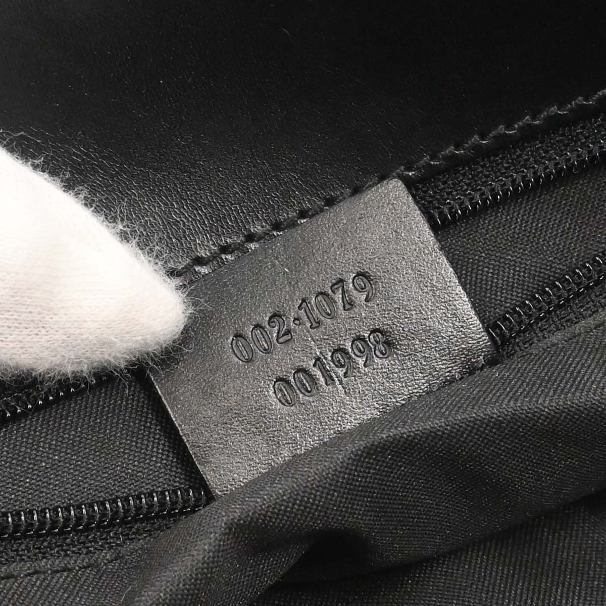 Gucci Black Canvas GG Tote Handbag