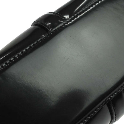 Prada Black Patent Leather Tote Shoulder Bag