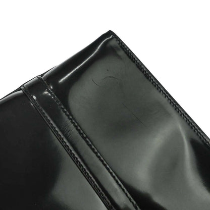Prada Black Patent Leather Tote Shoulder Bag