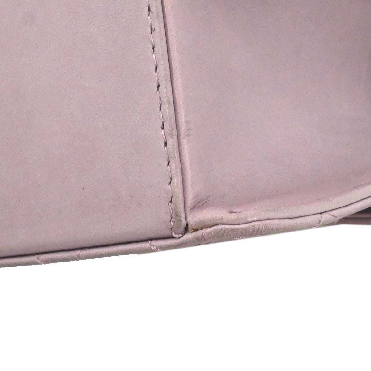 Chanel 1997-1999 Light Pink Lambskin Straight Flap Handbag