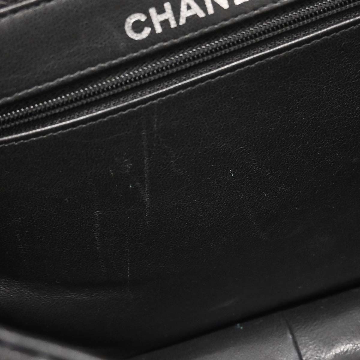 Chanel 1996-1997 Black Caviar Skin Double Sided Flap Medium Handbag