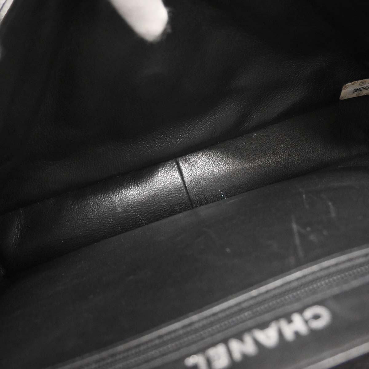 Chanel 1996-1997 Black Caviar Skin Double Sided Flap Medium Handbag