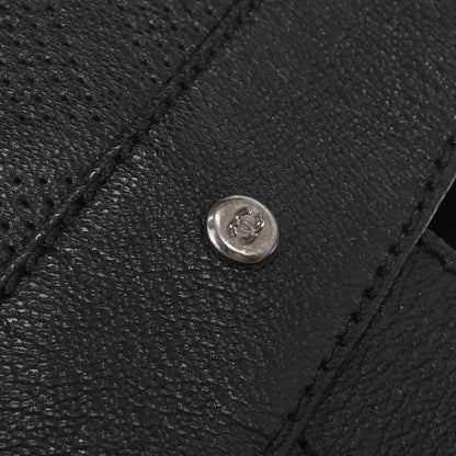 Chanel Black Perforated Calfskin Mesh Tote Handbag