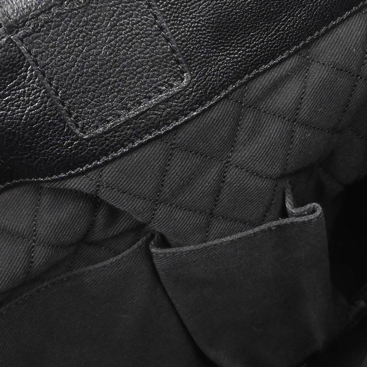 Chanel Black Perforated Calfskin Mesh Tote Handbag