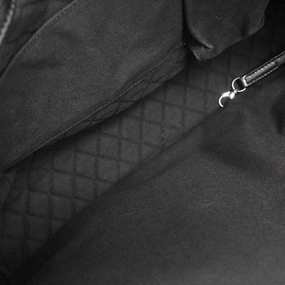 Chanel Black Perforated Calfskin Mesh Tote Handbag