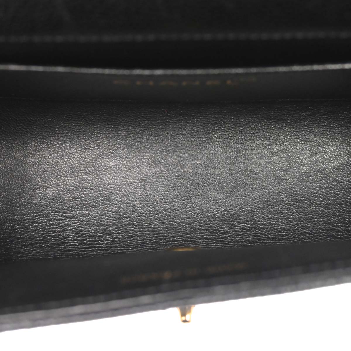 Chanel 1994-1996 Black Caviar Skin Shoulder Bag