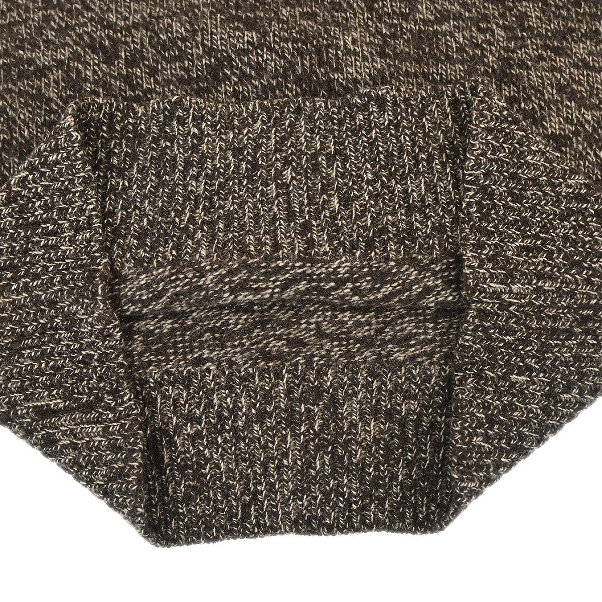 Chanel Brown Zip Knit Sweater Cashmere