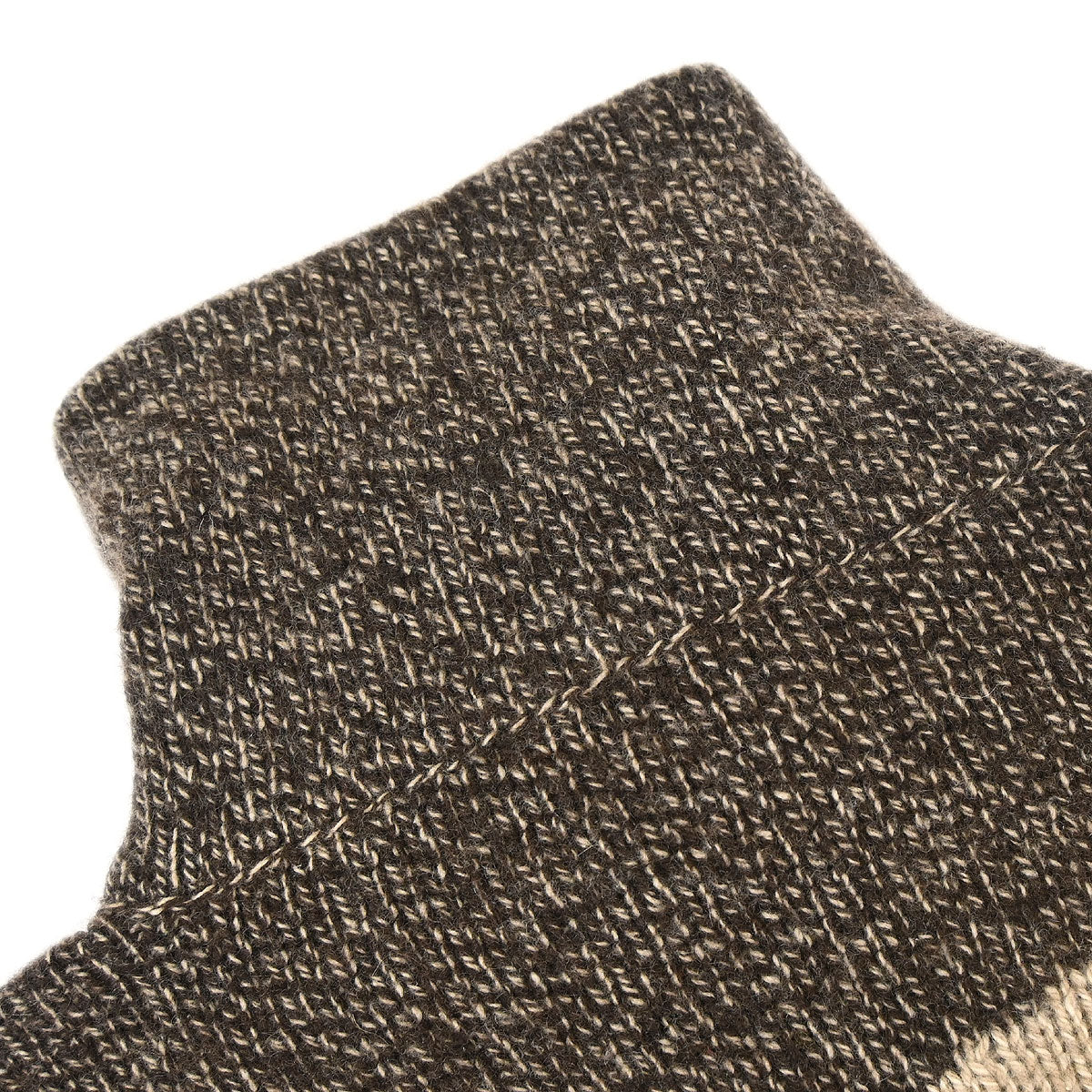 Chanel Brown Zip Knit Sweater Cashmere